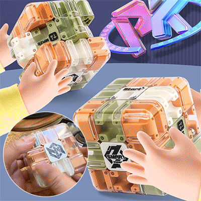 π²3D Rolling Ball Maze Cube