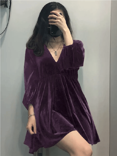 ๐๐ Christmas Promotion 49% OFF - Portia Velvet Mini Dress