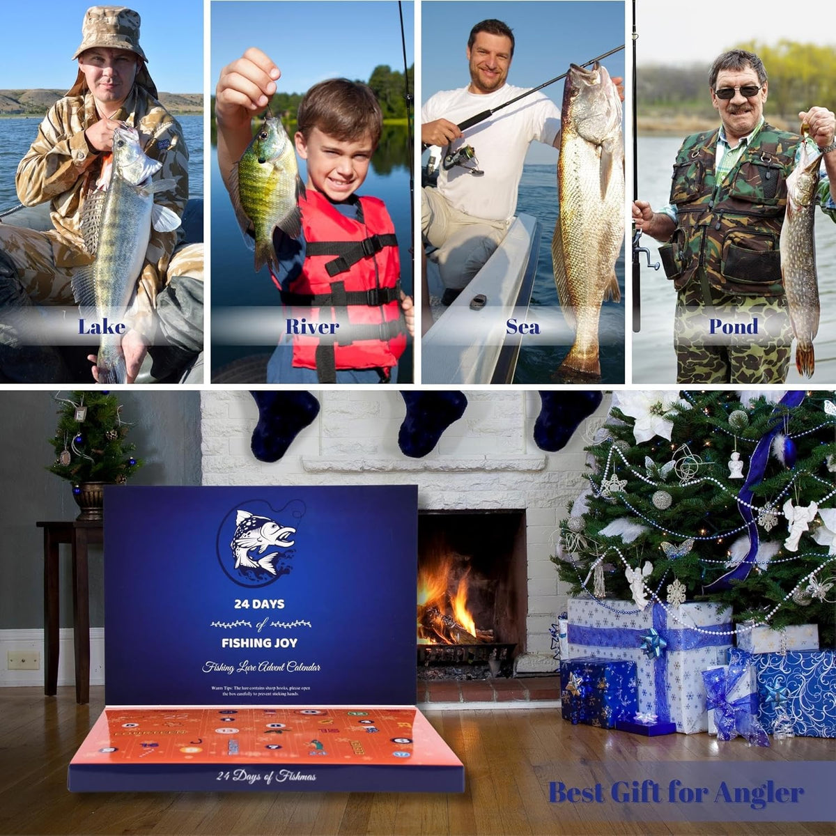 š2025 Christmas Hot Saleā” 2025 Fishing Advent Calendar - 24 Days of Fishing Lures & Gifts