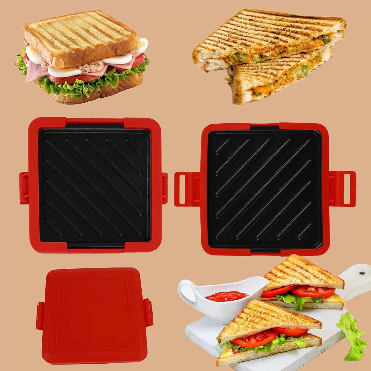 ð¥Microwave Toastie Sandwich Maker - Buy 2 Free Shipping