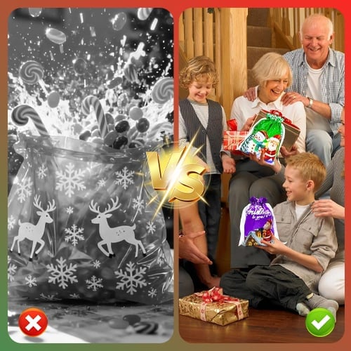 Santa's Candy Gift Bags