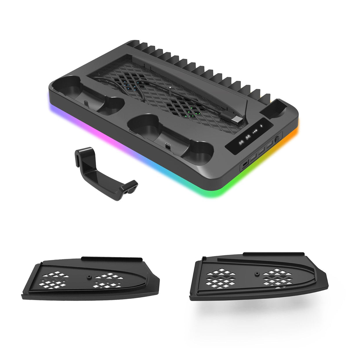 Charging Base Cooling Bracket for Dual PS5 Controller