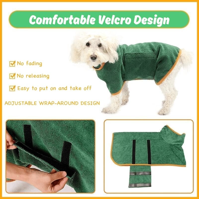 🔥Black Friday Hot Sale 48% OFF🔥Super absorbent pet bathrobe
