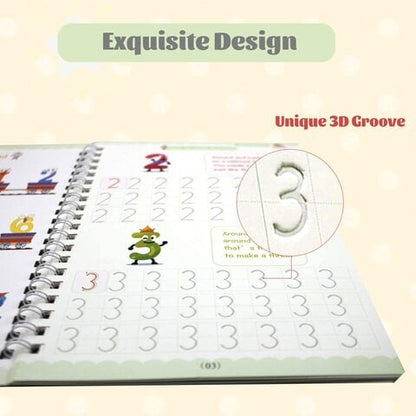 🔥🔥Magical Handwriting Reusable Book (1 Set Of 4 Books)