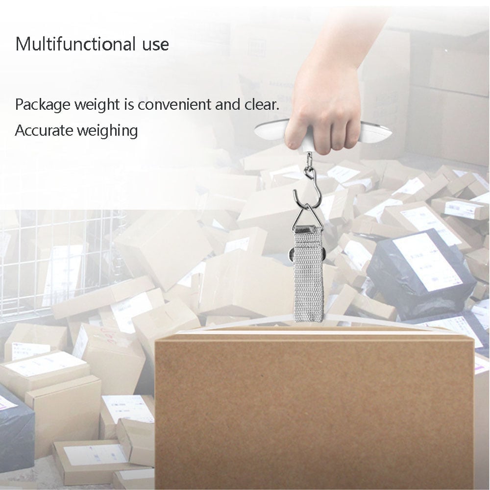 Portable Electronic Hook Scale with Strong Nylon Strap