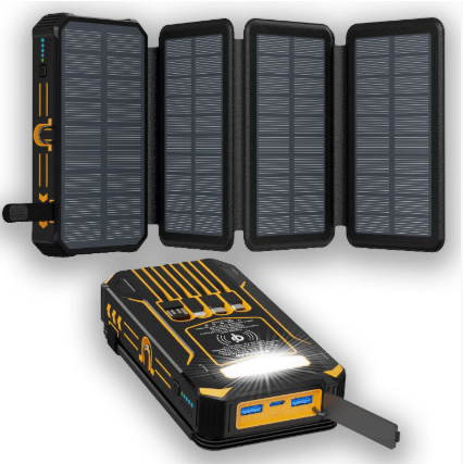 ☀Solar Foldable Power Bank