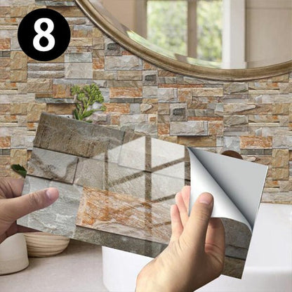 🔥 CREATIVE HOME BEAUTIFICATION 3D TILE STICKERS