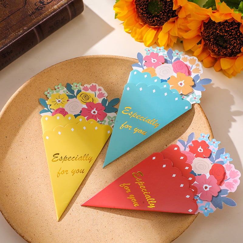 Bouquet Wishes Greeting Card