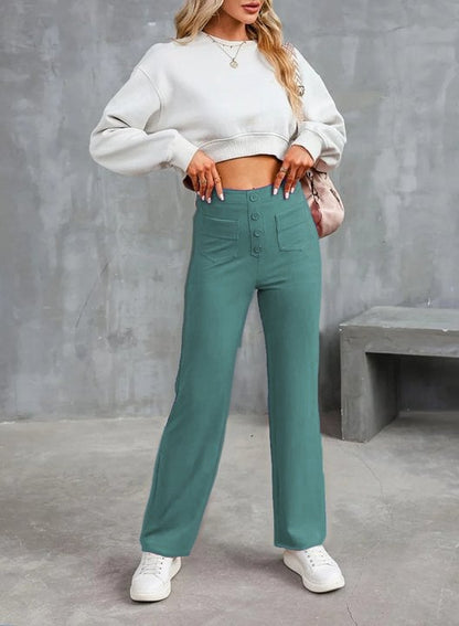 Women's Casual High Waist Stretch Pants