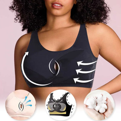 🎄Christmas Hot Sale 49% Off🔥Pure Cotton Instantly lifts Anti-Sagging Wirefree Bra⚡