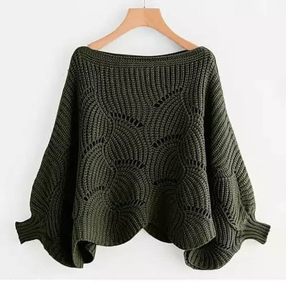 🎅Early Christmas Sales 47% OFF - Bat Sleeve Knitting Shawl
