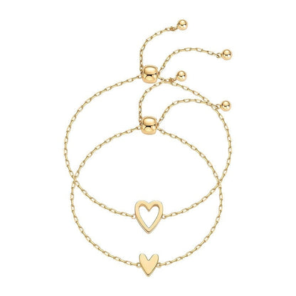 Adjustable Love Friendship Two Bracelet Pack
