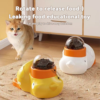 🏆Flash Sale⚡Little Yellow Duck Pet Feeder - Interactive Pecking Fun for Kids!