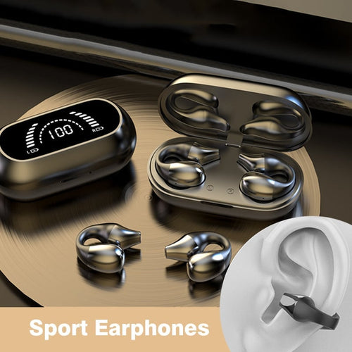 🔥Buy 2 Get 49% OFF & Free Shipping🔥2024 Wireless Ear Clip Bone Conduction Headphones🎧