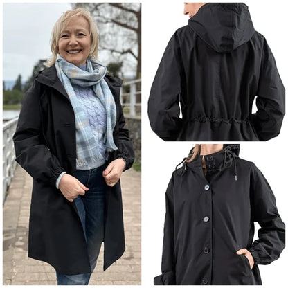 🔥Oversized Hooded Windbreaker