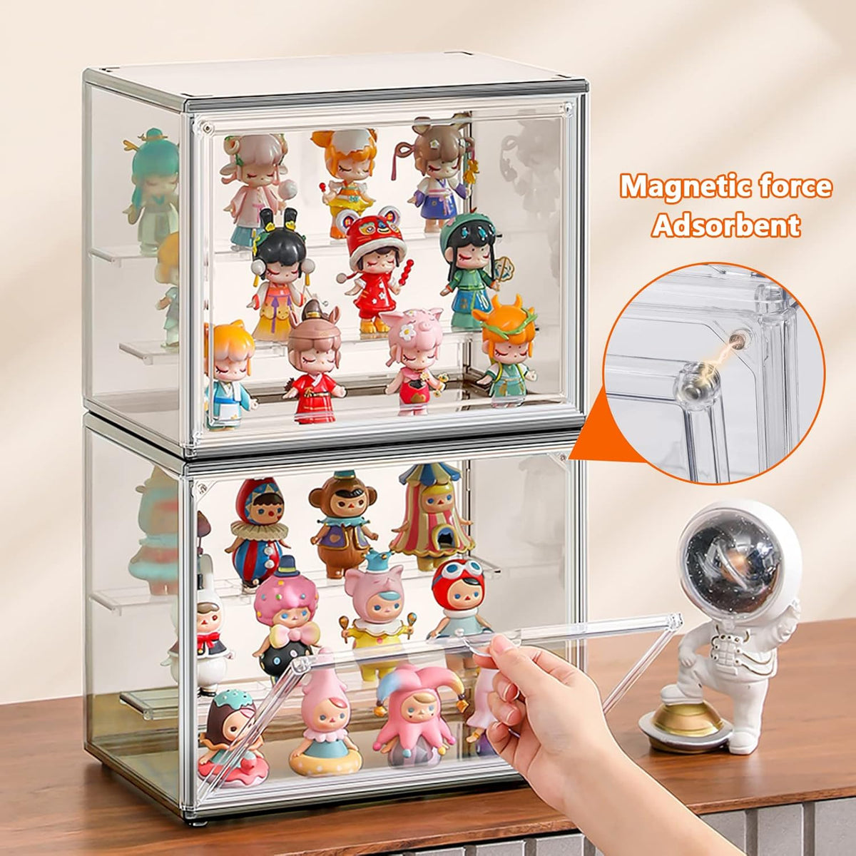 🏆Hot Sale⚡Handmade Figure Display Case - Dust-Proof & Clear View