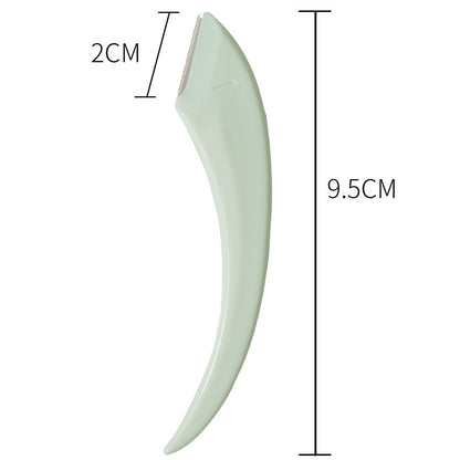 🏆Flash Sale⚡Beginner's Safety Eyebrow Razor - Stainless Steel Crescent Blade with Micro-Guard