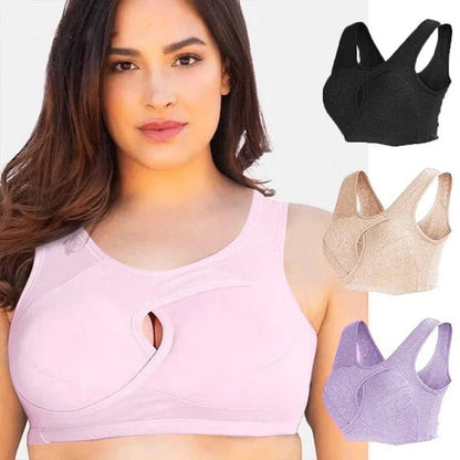 🎄Christmas Hot Sale 49% Off🔥Pure Cotton Instantly lifts Anti-Sagging Wirefree Bra⚡