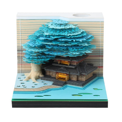 🔥 ✨3D Art Craft Notepad ( With Light )💡