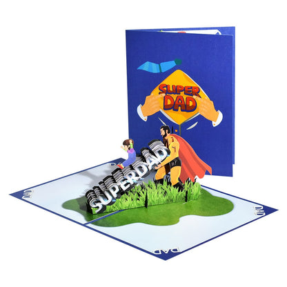 Father's Day Greeting Card 3D Stereoscopic