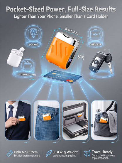 Shave, Cut & Remove Hair in 1 Second — German Precision Dual-Head Pocket Shaver for the Whole Family