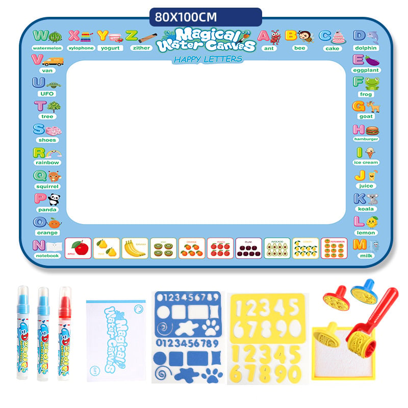 🎁Water Doodle Mat ,Aqua Painting Drawing Mat Mess Free Learning Toy Mat