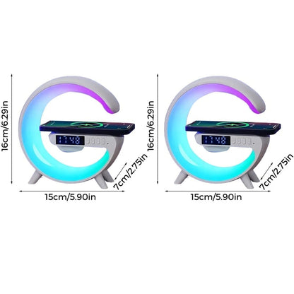 G-shaped RGB Wireless Charging Speaker