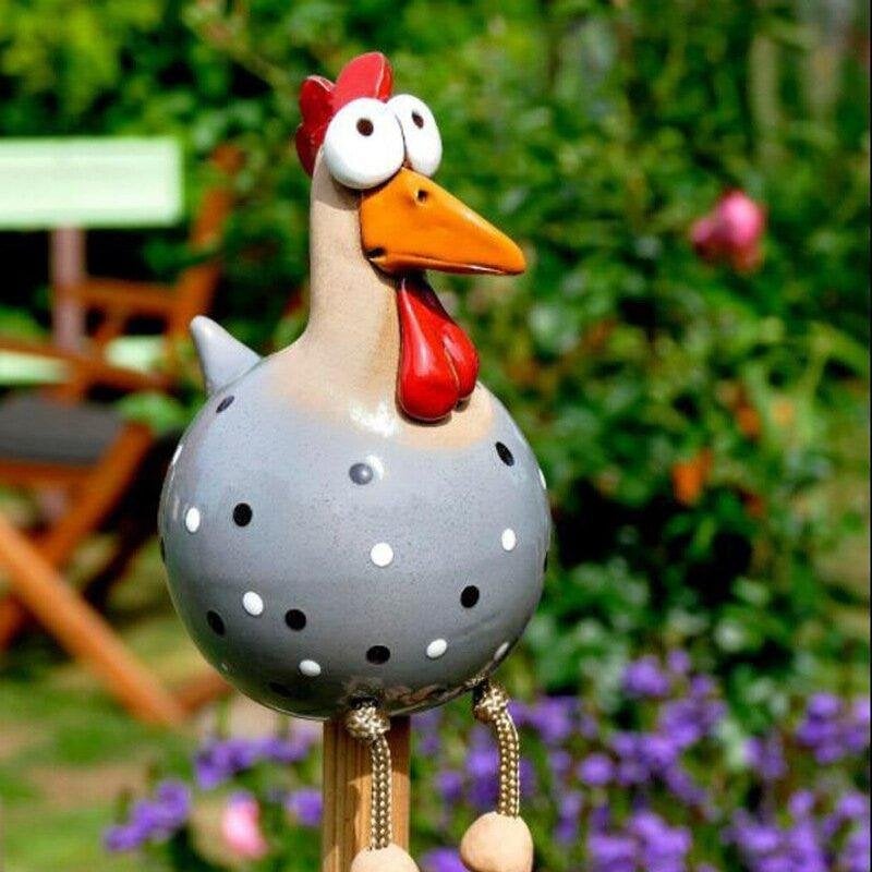 💖💖Funny decorative chicken, eye-catching decoration!