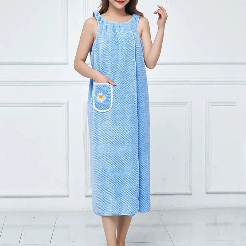 Quick Dry Absorb Water Wearable Bath Towel