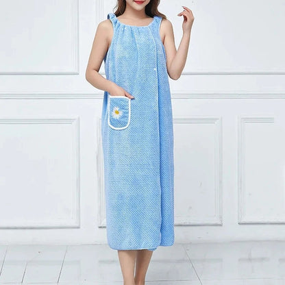 Quick Dry Absorb Water Wearable Bath Towel
