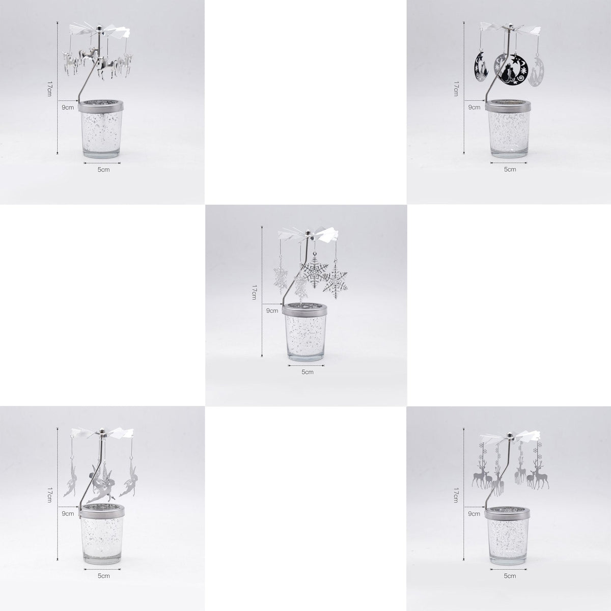 Christmas Rotary Scented Candle Holder