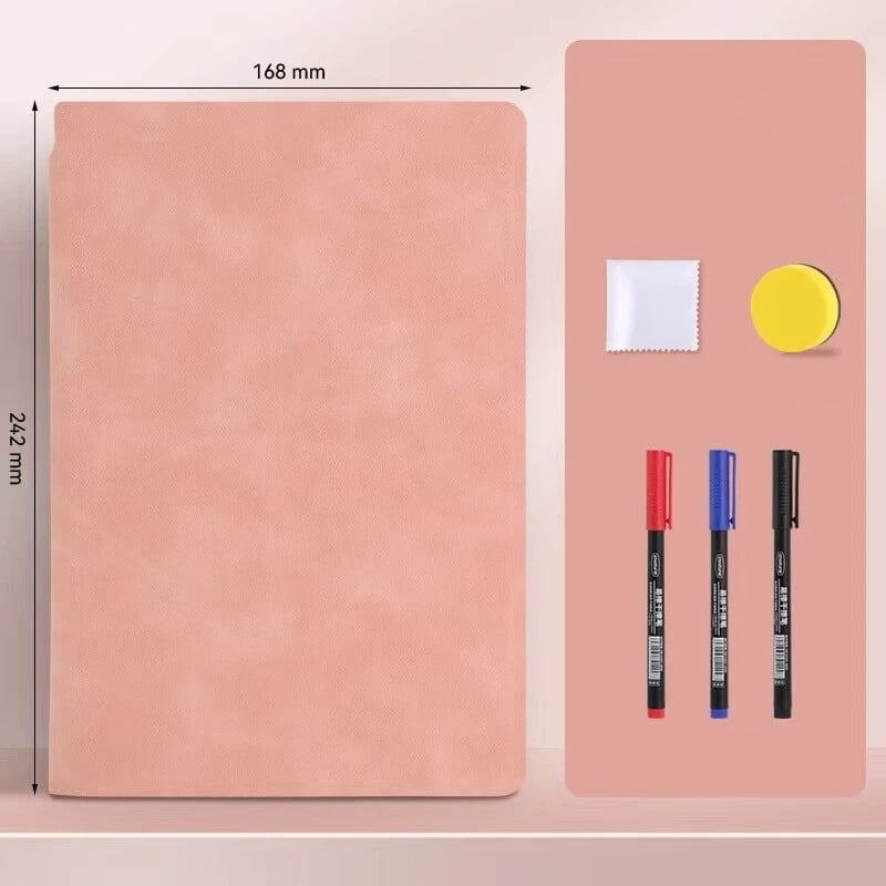 Smart Reusable Leather Notebook