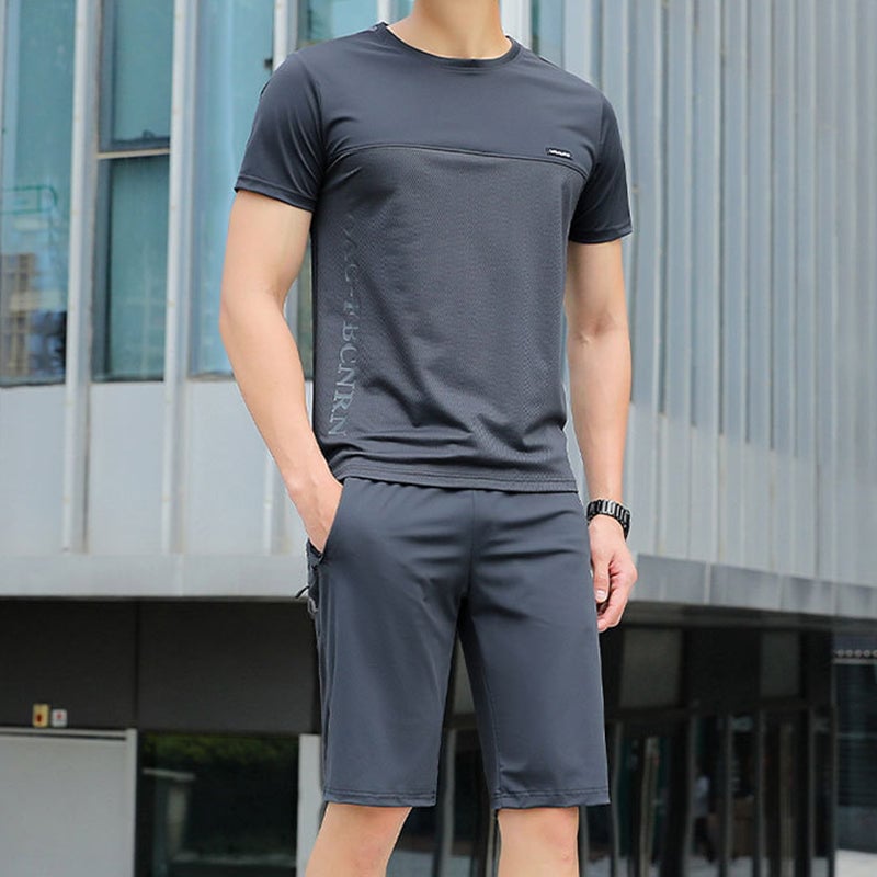 🎁Men's Fashion Quick-Dry Breathable Two Piece Set