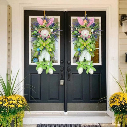 Easter Bunny Colorful Wreath