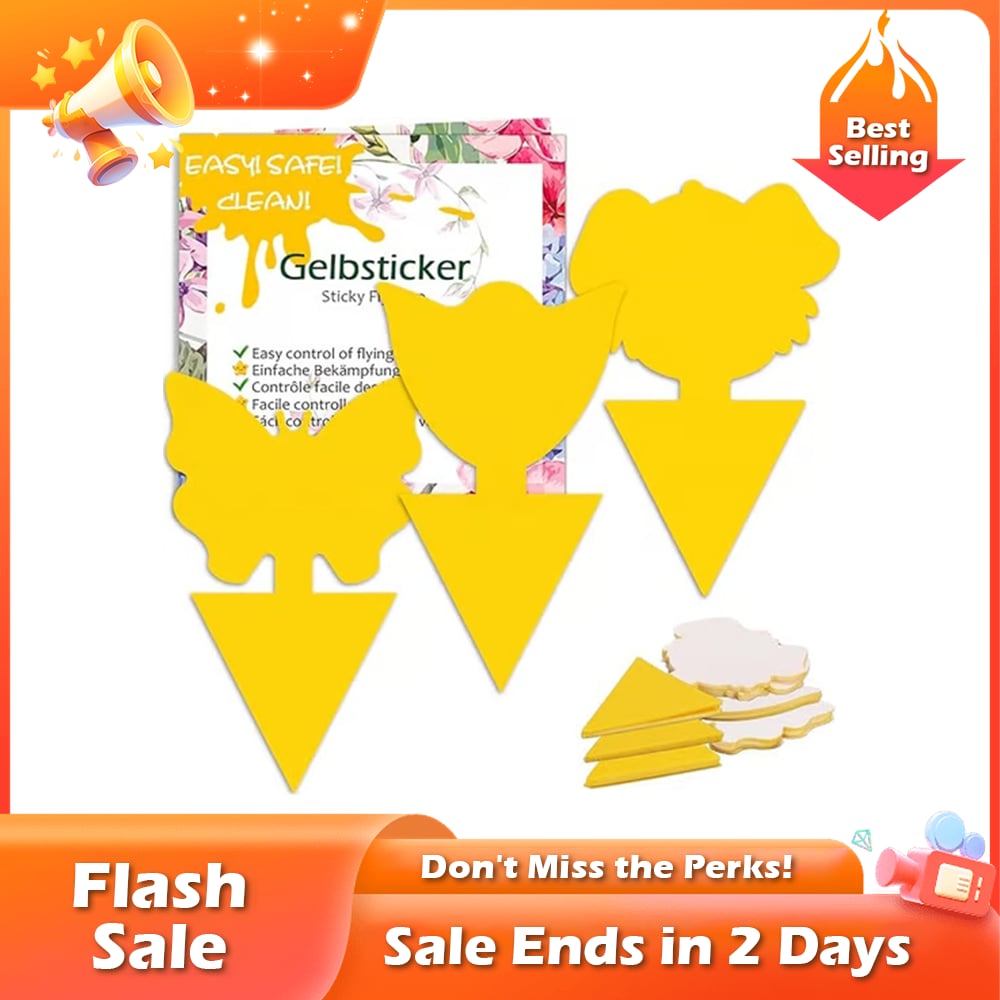🏆Flash Sale⚡ 50K+ sold! Sold out soon!-💥Yellow Insect Traps – Pest Control for Plants Without Chemicals