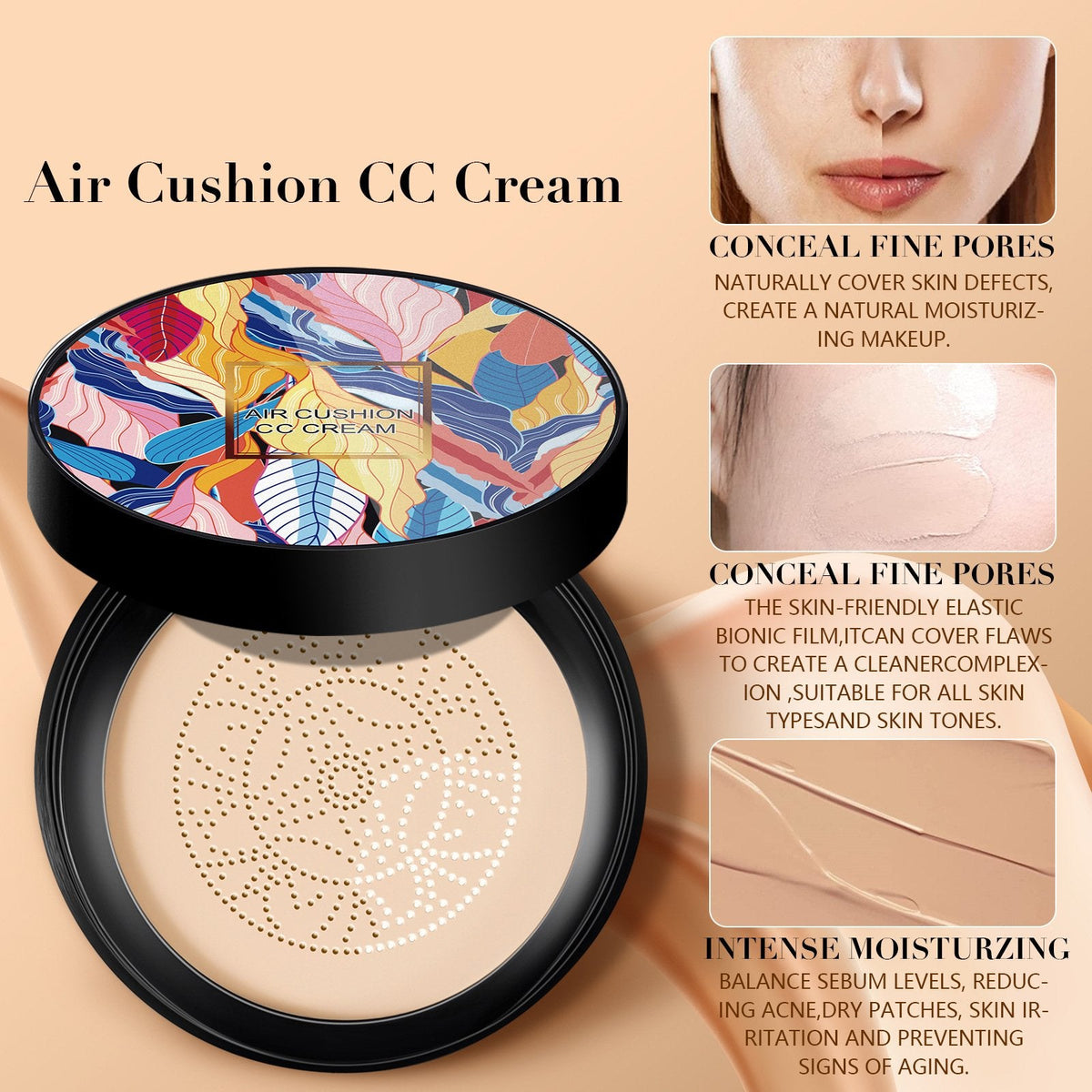 Mushroom Head Air Cushion CC Cream🌸