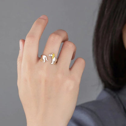 Pure Unconditional Love Sausage Dog Ring