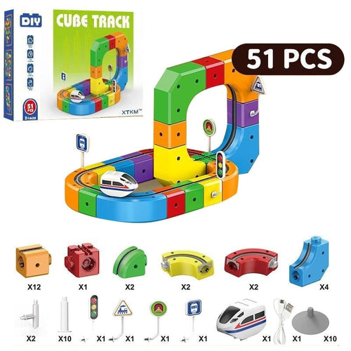 3D Stem Electric Train Set