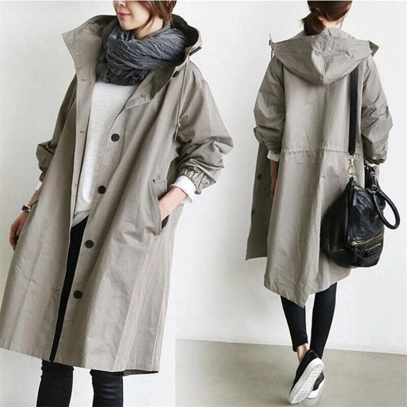 🔥Oversized Hooded Windbreaker