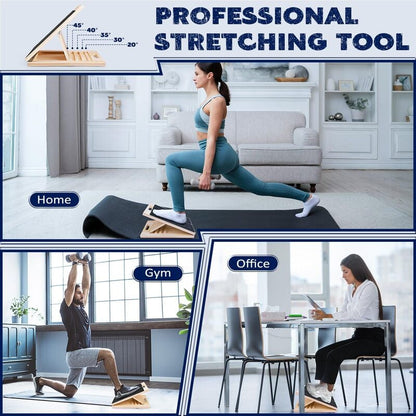 🔥Portable Wooden Slant Board for Calf Stretching