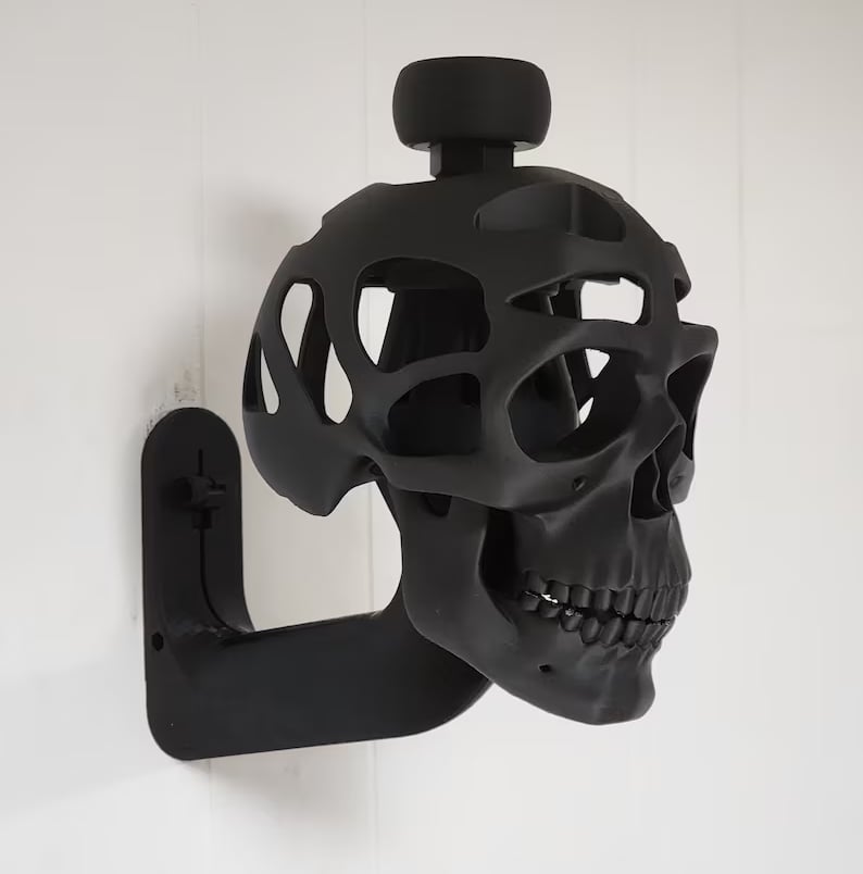 💀 3D Skull Helmet Display Package🔥