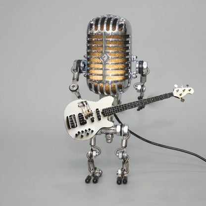 🔥LAST DAY 48% OFF🎁🔥Vintage Metal Microphone Robot Desk Lamp🎸