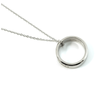 💓I Love U MOM / DAD necklace stainless steel pendant necklace