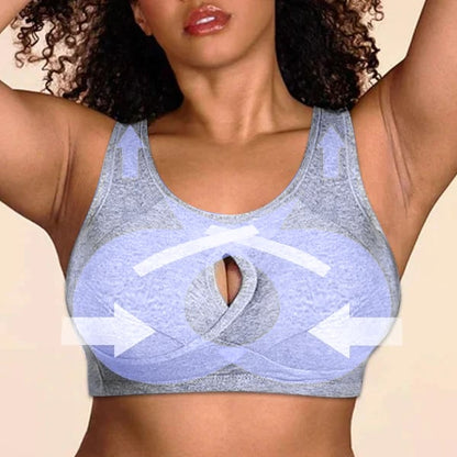 🎄Christmas Hot Sale 49% Off🔥Pure Cotton Instantly lifts Anti-Sagging Wirefree Bra⚡