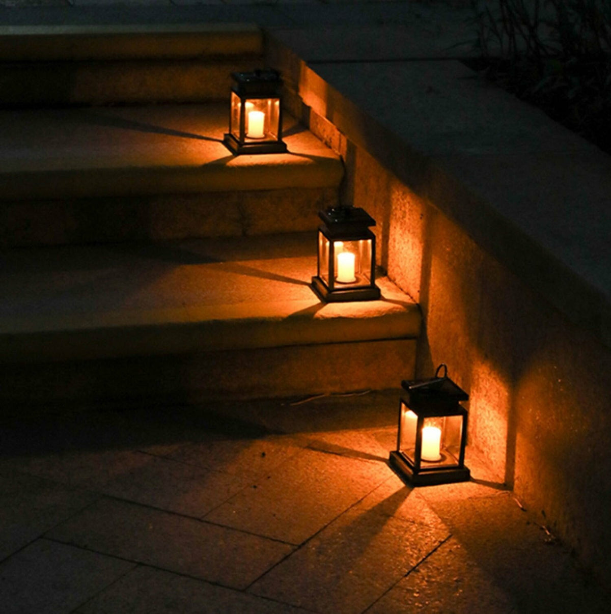 Candle Effect Solar Hanging Lantern