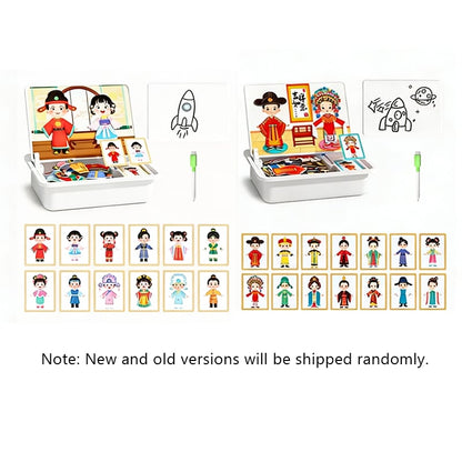 Magnetic Puzzle Learning Building Block Toys