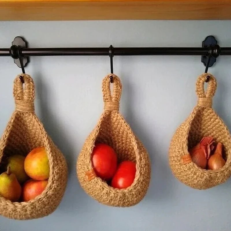 Hanging Wall Vegetable Fruit Baskets