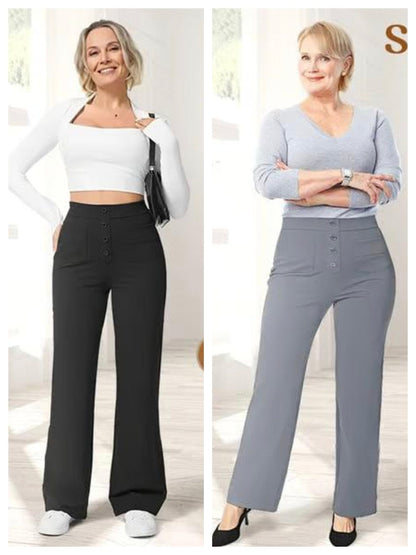 Women's Casual High Waist Stretch Pants