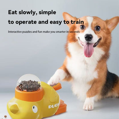 🏆Flash Sale⚡Little Yellow Duck Pet Feeder - Interactive Pecking Fun for Kids!