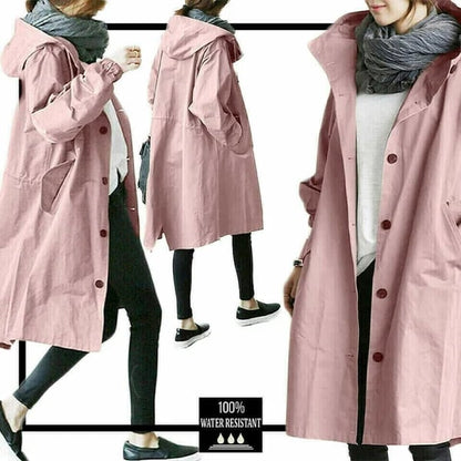 🔥Oversized Hooded Windbreaker